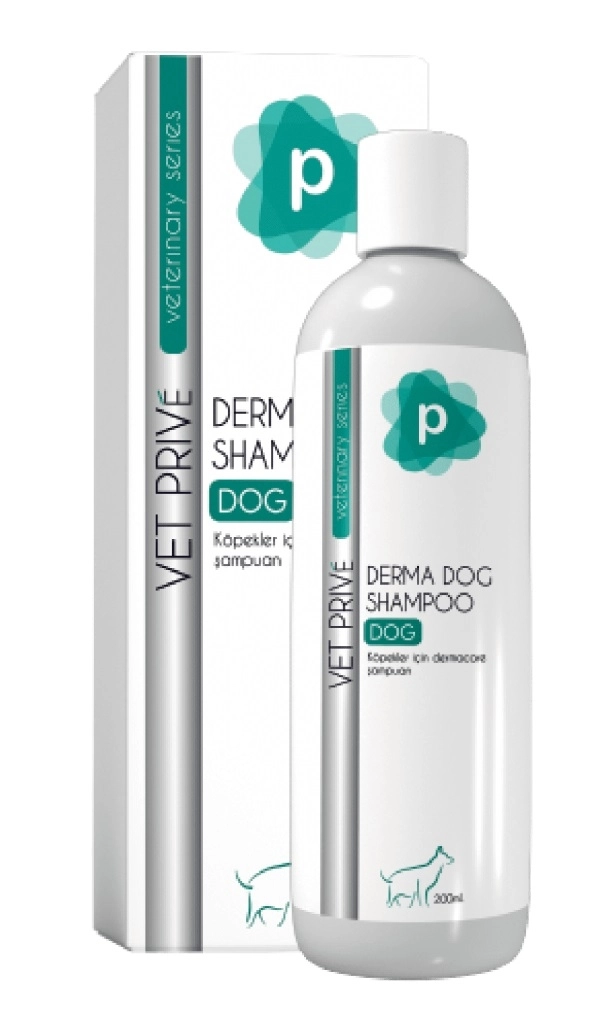 Vet Prive Derma Dog Shampoo/ Köpek Sıvı Şampuan 200 Ml