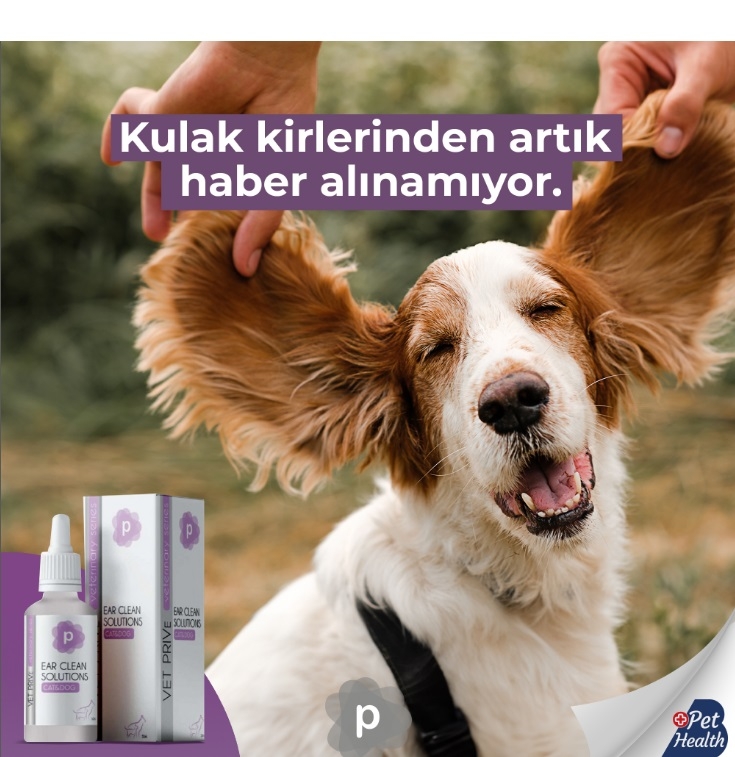 Kediler Ve Köpekler İçin Kulak Temizleme Solüsyonu 50 Ml /Ear Clean Solutions 
