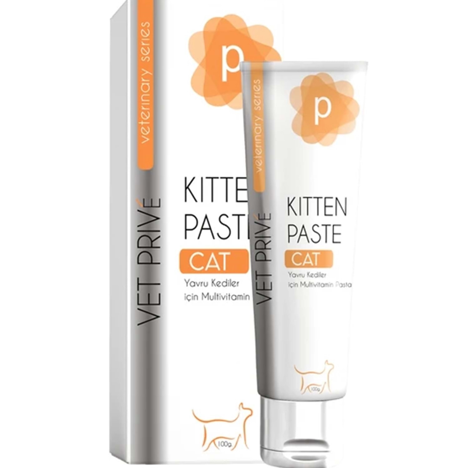 Vet Prive Kitten Paste / Yavru Kediler Için Multivitamin Pasta 100gr.