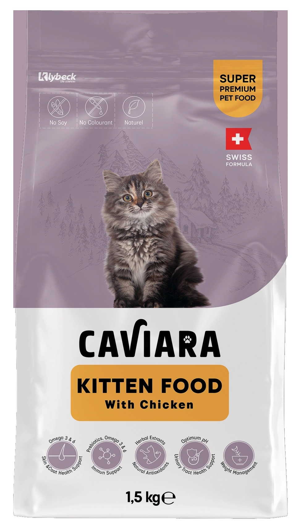 Caviara Tavuklu Yavru Kedi Maması 1,5 kg