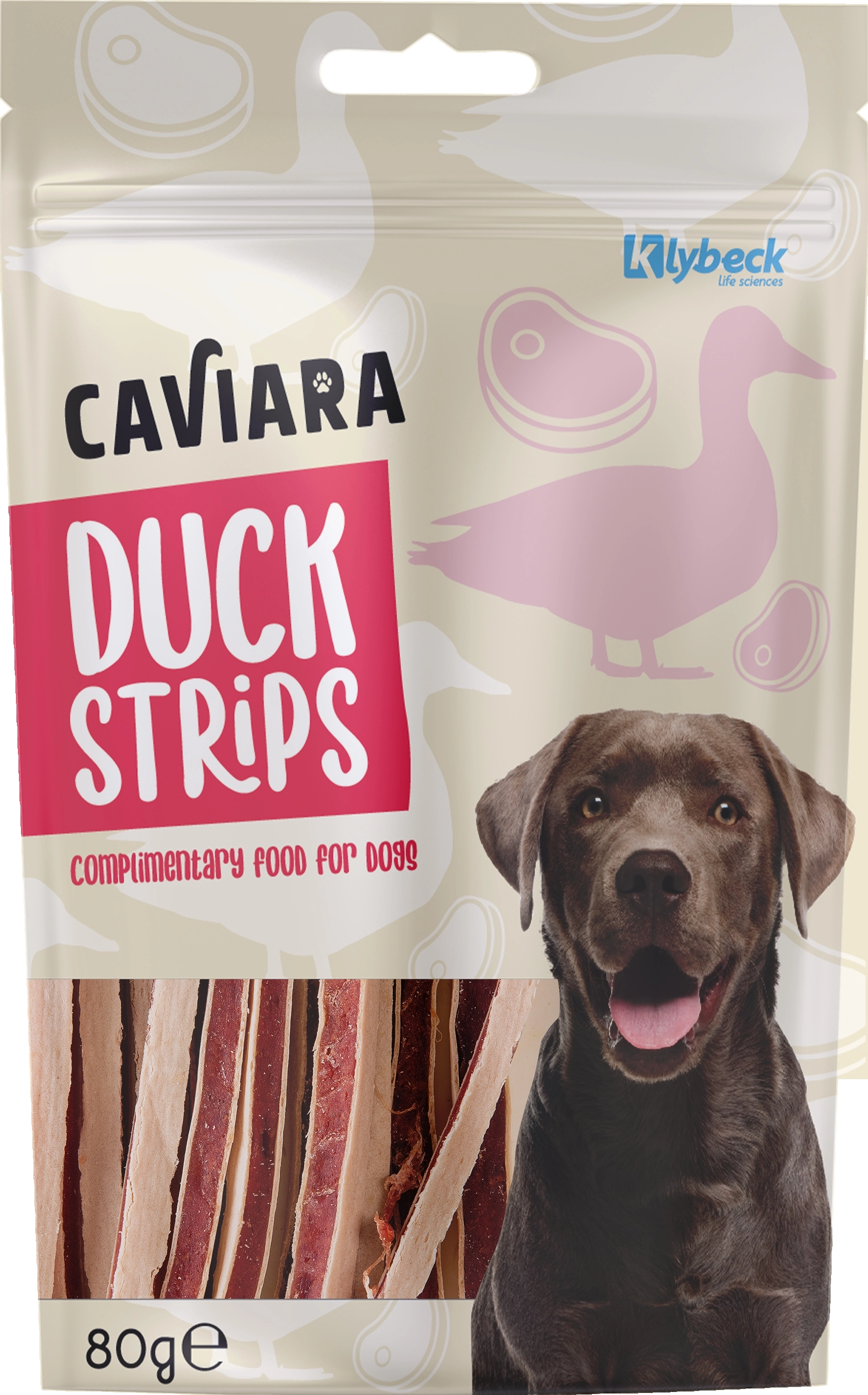 Caviara Kurutulmuş Ördek Şeritleri 80 gr