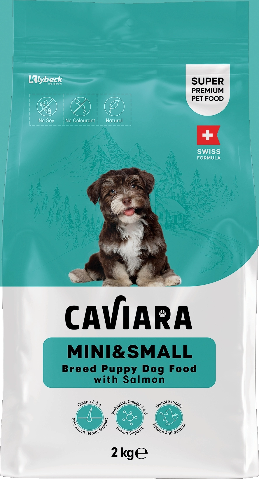 Caviara Somonlu Mini & Küçük Irk Yavru Köpek Maması 2 Kg