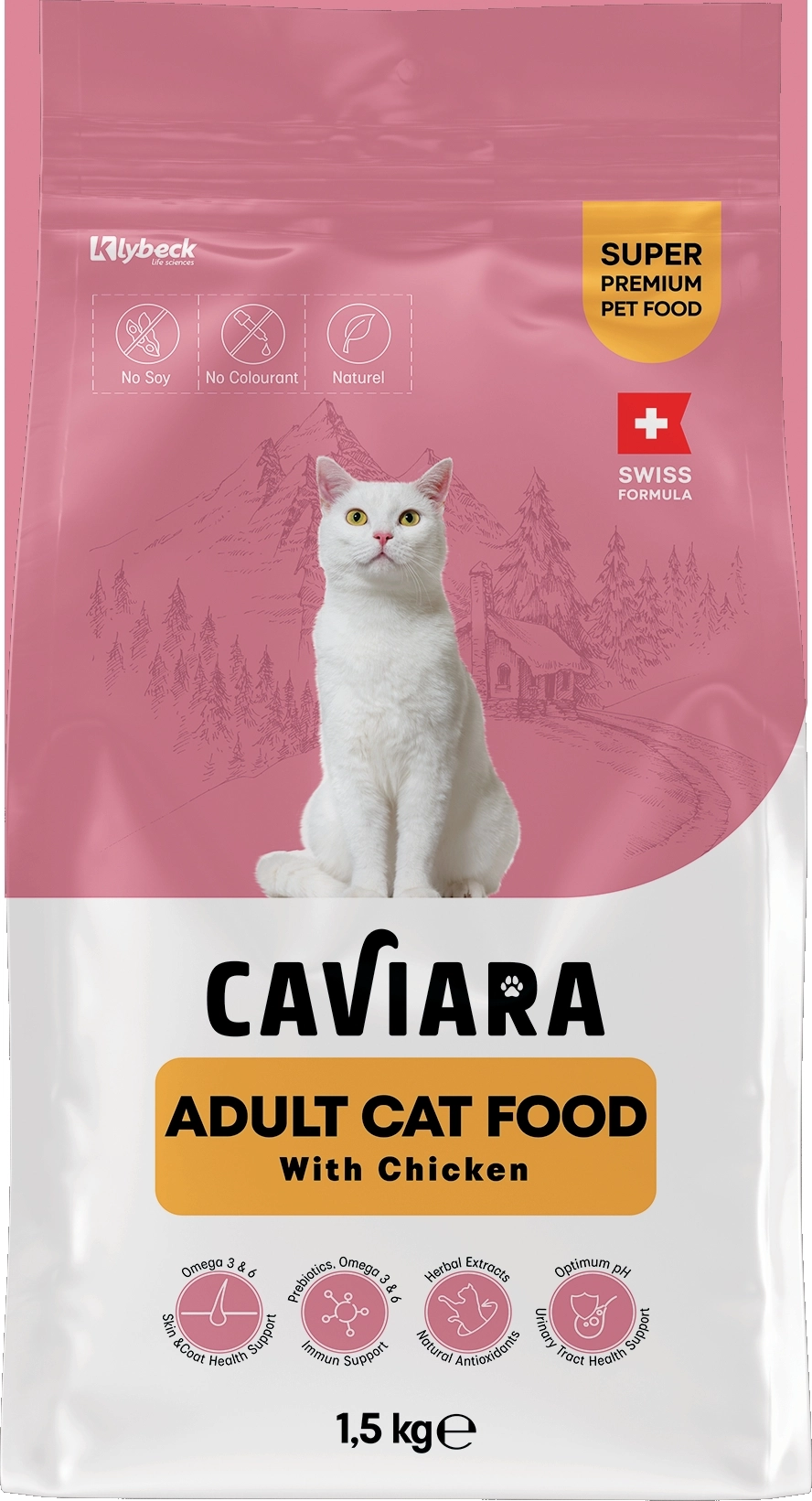 Caviara Tavuklu Yetişkin Kedi Maması 1,5 kg