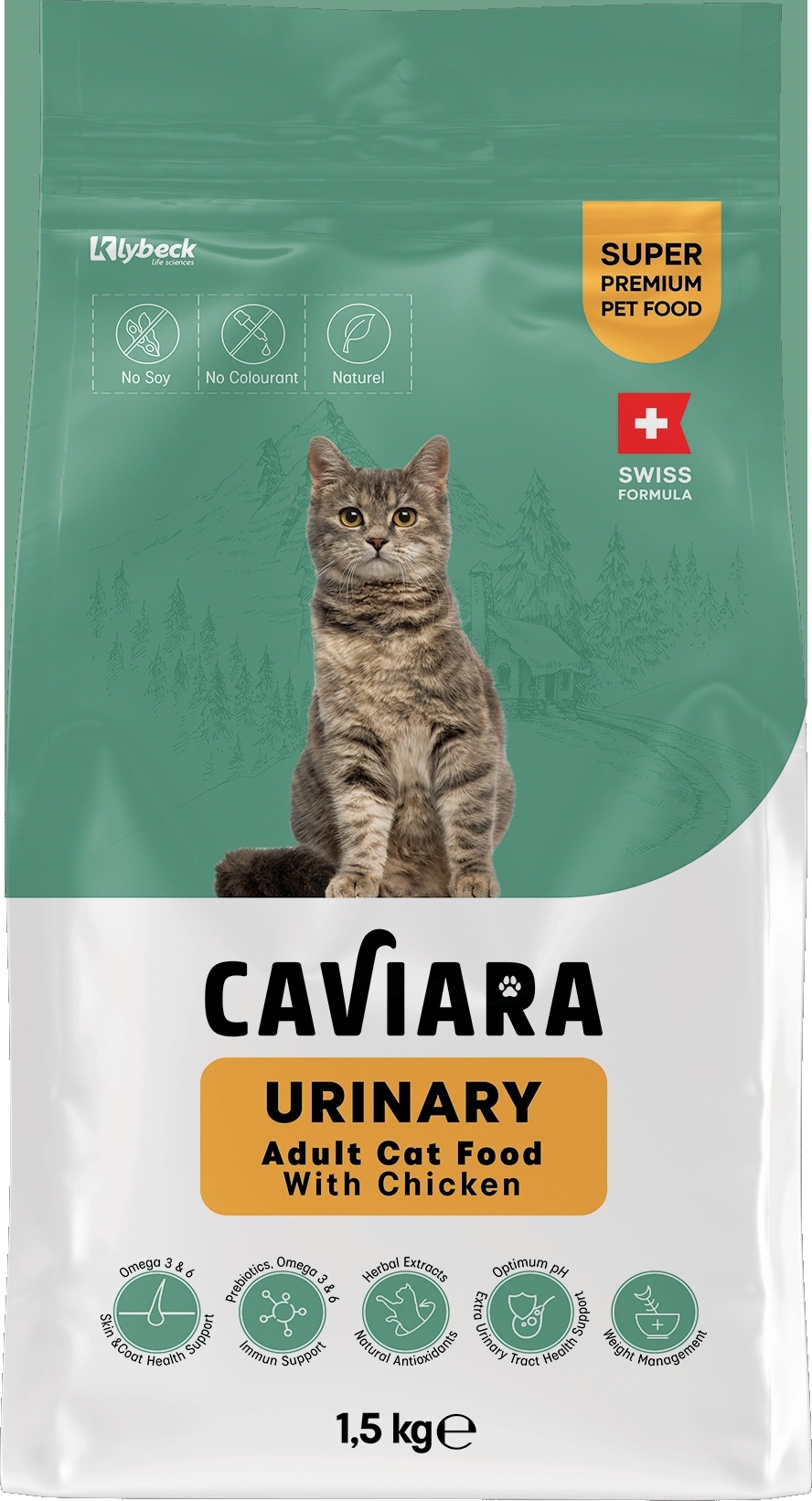 Caviara Üriner Tavuklu Yetiskin Kedi Maması 1,5 kg