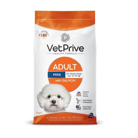  Vet Prive Mini Adult Somonlu Köpek Maması 3 kg