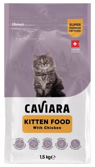 Caviara Tavuklu Yavru Kedi Maması 1,5 kg