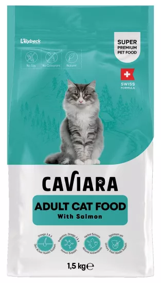 Caviara Somonlu Yetişkin Kedi Maması 1,5 kg