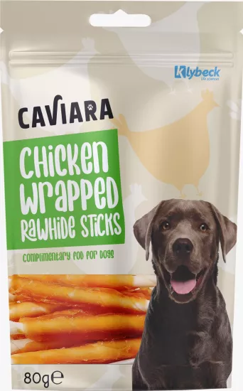 Caviara Tavuk Sarılı Çiğneme Çubukları 80 gr