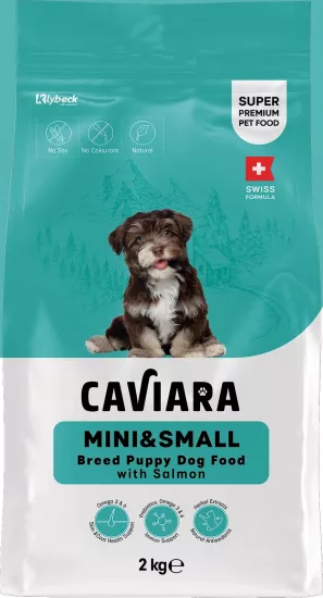 Caviara Somonlu Mini & Küçük Irk Yavru Köpek Maması 2 Kg
