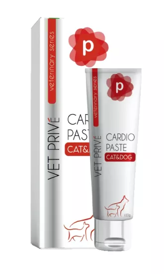Vet Prive Cardio Paste - Kedi ve Köpekler için Kalp Destek Macunu 100 gr