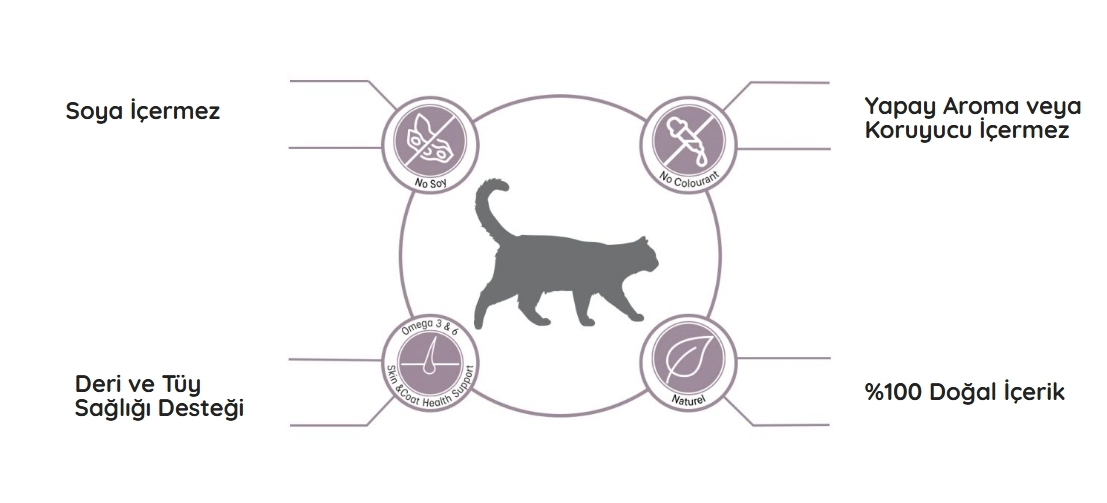 Caviara Pouch Salmon & Alabalık Parçalı Sos İçinde Kısırlaştırılmış Yetişkin Kedi Maması